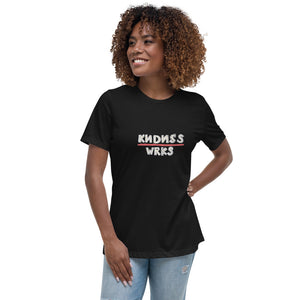BK2O "KNDNSS WRKS" Women's Relaxed T-Shirt