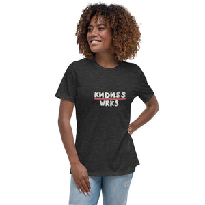 BK2O "KNDNSS WRKS" Women's Relaxed T-Shirt