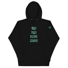 Load image into Gallery viewer, BK2O &quot;LIVE LOVE SMILE REPEAT&quot; Unisex Hoodie
